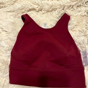 Lululemon maroon bra top